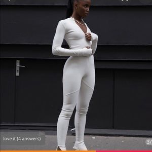 White jumpsuit